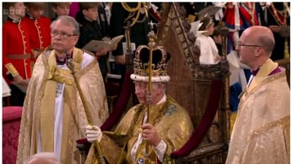 കിരീടധാരണം പൂർത്തിയായി; ചാൾസ് മൂന്നാമൻ ബ്രിട്ടന്റെ പുതിയ ഭരണാധികാരി, 7 പതിറ്റാണ്ടിനിപ്പുറം ചരിത്രമുഹൂര്ത്തം