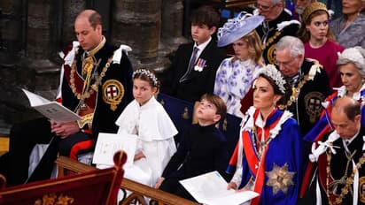 Kate Middleton and Princess Charlotte twinned in matching headpieces at King Charles's coronation