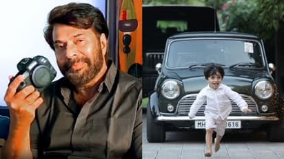 സൗബിന്‍റെ മകനെ ക്യാമറയില്‍ പകര്‍ത്തി മമ്മൂട്ടി; ചിത്രത്തിന് കൈയടിച്ച് ആരാധകര്‍