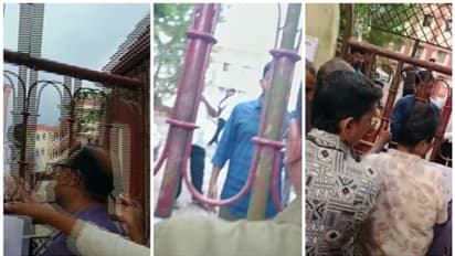 നീറ്റ് പരീക്ഷ തുടങ്ങിയത് ഒന്നര മണിക്കൂർ വൈകി; കോഴിക്കോട്ടെ സ്കൂളിന് മുന്നിൽ  പ്രതിഷേധിച്ച് രക്ഷിതാക്കൾ