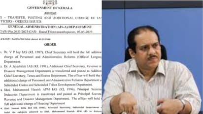 വ്യവസായ പ്രിന്‍സിപ്പല്‍ സെക്രട്ടറി മുഹമ്മദ് ഹനീഷിന് മാറ്റം, എ ഐക്യാമറ അന്വേഷണത്തിന് തടസമില്ല