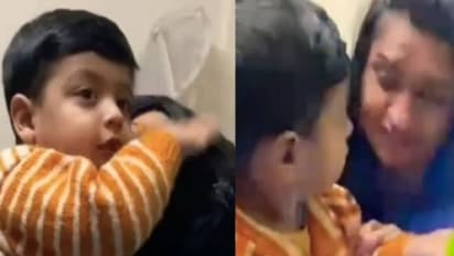 Viral video : അമ്മേ ഓഫീസിൽ പോ; വൈറലായി രണ്ടുവയസുകാരന്റെ വീഡിയോ