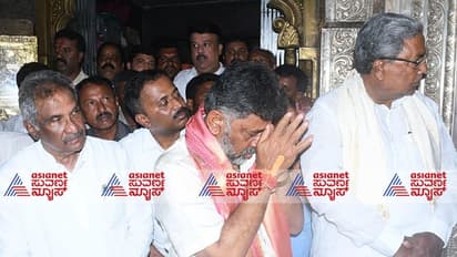 ಮತದಾನಕ್ಕೆ ಒಂದು ದಿನ ಇರುವಾಗಲೇ ನಾಡ ದೇವತೆಗೆ ಕಾಂಗ್ರೆಸ್ ಜೋಡೆತ್ತುಗಳ ವಿಶೇಷ ಪ್ರಾರ್ಥನೆ