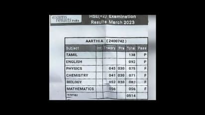 பொதுத்தேர்வில் 100க்கு 138 மதிப்பெண் பெற்றும் தோல்வியடைந்த மதுரை மாணவி