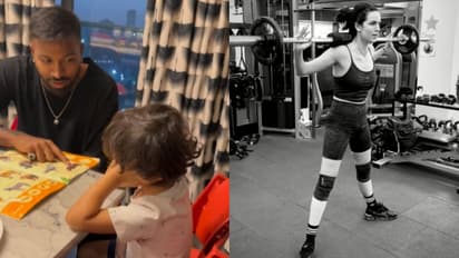 IPL 2023: While Hardik Pandya has family time with Agastya, Natasa Stankovic engages in workouts (WATCH)