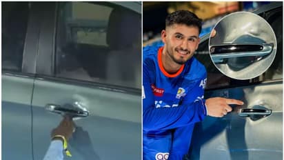 ടാറ്റ പോലും വിറച്ചുപോയി! സിക്സ് കൊണ്ട് കാറിന് ചളുക്കം, ഒടുവിൽ ഷോട്ടിന്‍റെ പവർ കാണാനായി വധേരയും എത്തി