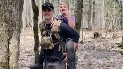 കാട്ടിൽ തനിയെ അകപ്പെട്ടുപോയി, എട്ട് വയസുകാരൻ രണ്ട് ദിവസം കഴിഞ്ഞത് മഞ്ഞ് കഴിച്ച്!