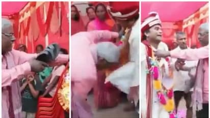 വിവാഹ വേദിയില്‍ വച്ച് സ്ത്രീധനമായി ബൈക്ക് ആവശ്യപ്പെട്ടു; വരനെ ചെരുപ്പ് കൊണ്ട് അടിച്ച് അമ്മായിയച്ഛന്‍ !