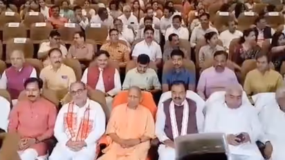 VIDEO: UP CM Yogi Adityanath watches 'The Kerala Story' with his cabinet