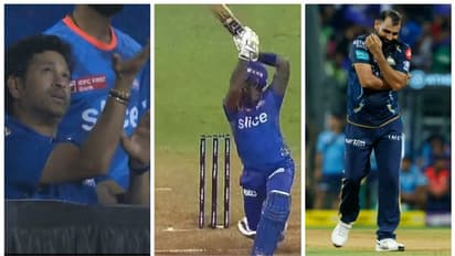 ഇതൊക്കെ എങ്ങനെ സാധിക്കുന്നു എന്തോ! സച്ചിനെ പോലും അമ്പരപ്പിച്ച സൂര്യയുടെ ഷോട്ട്; വിശ്വസിക്കാനാവാതെ ഷമി - വീഡിയോ