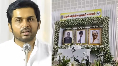 கடன் வாங்கி தானம் பண்ண மனுஷன் அவரு... மயில்சாமி, மனோபாலா நினைவேந்தல் நிகழ்ச்சியில் உருக்கமாக பேசிய கார்த்தி