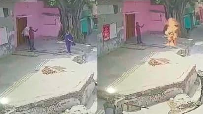 ಕಣ್ಮುಂದೆ ಬೆಂಕಿ ಹಚ್ಚಿಕೊಂಡ ಅಕ್ಕನ ರಕ್ಷಿಸದೇ ವೀಡಿಯೋ ಮಾಡ್ತಾ ನಿಂತ ತಮ್ಮ