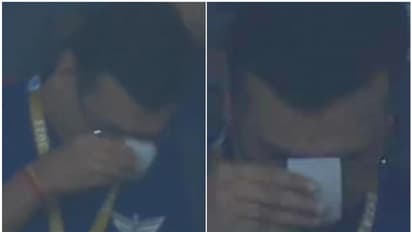 എങ്ങനെയെങ്കിലും ഒന്ന് കരകയറ്റി തരേണമേ..! നെഞ്ചിടിച്ച സമയത്ത് കണ്ണീരോടെ പ്രാര്ത്ഥിച്ച് ടീം ഉടമ, വൈറലായി വീഡിയോ