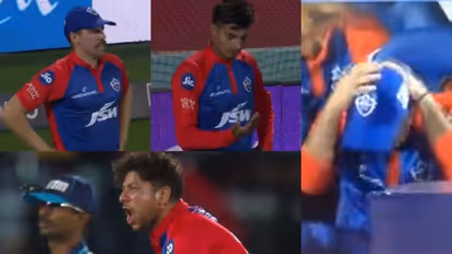  അനായാസ ക്യാച്ച് കൈവിട്ട് നോര്‍ക്യ, തലയില്‍ കൈവെച്ച് പോണ്ടിംഗ്; കലിതുള്ളി കുല്‍ദീപ്-വീഡിയോ