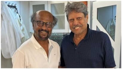 சூப்பர் ஸ்டார் ரஜினிகாந்த்தை திடீர் என சந்தித்த கிரிக்கெட் வீரர் கபில் தேவ்! வைரலாகும் புகைப்படம்..!