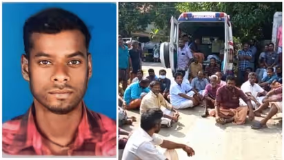 മരംവെട്ടുന്നതിനിടെ ഷോക്കേറ്റ് മരണം; യുവാവിന്റെ മൃതദേഹവുമായി കെഎസ്ഇബി ഓഫീസിന് മുന്നിൽ പ്രതിഷേധം