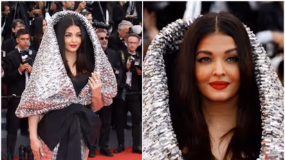 Cannes 2023: Aishwarya Rai Bachchan sizzles in giant silver hood at event, see pictures