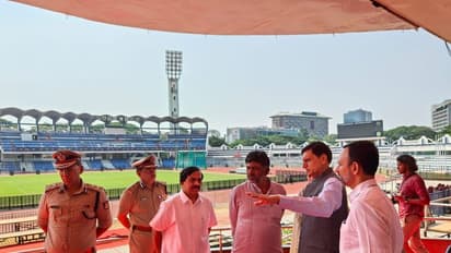 ನಾಳೆ ಸಿಎಂ, ಡಿಸಿಎಂ ಪದಗ್ರಹಣ: ಕಂಠೀರವ ಸ್ಟೇಡಿಯಂಗೆ ಡಿಕೆಶಿ ಭೇಟಿ, ಪರಿಶೀಲನೆ