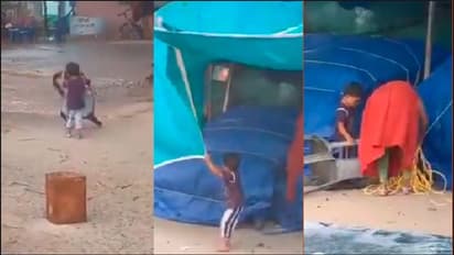 ಎಳವೆಯಲ್ಲೇ ಎಷ್ಟೊಂದು ಜವಾಬ್ದಾರಿ ನೋಡಿ: ಪುಟ್ಟ ಬಾಲಕನ ವೀಡಿಯೋ ವೈರಲ್