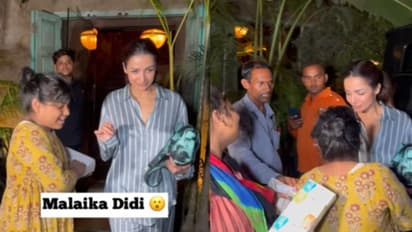 మలైకా అరోరా వెంటపడ్డ అమ్మాయిలు.. హాట్ బ్యూటీ ఏం చేసిందంటే.. వీడియో వైరల్