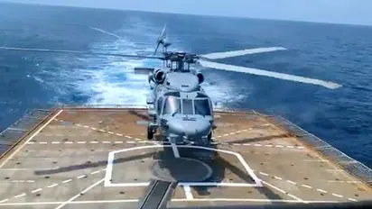 'Romeo' undertakes maiden sea landing on INS Kolkata; to boost India's anti-submarine warfare capability