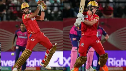 IPL 2023: சாம் கரன், ஜித்தேஷ் ஷர்மா, ஷாருக்கான் அதிரடி பேட்டிங்..! RR-க்கு சவாலான இலக்கை நிர்ணயித்தது PBKS