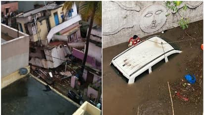 കനത്ത മഴയിൽ നടുങ്ങി ബംഗളുരു, കാറിനുള്ളിൽ യുവതി മരിച്ചു, കെട്ടിടം ഇടിഞ്ഞു താഴ്ന്നു; കേരളത്തിൽ 3 ജില്ലയിൽ ജാഗ്രത