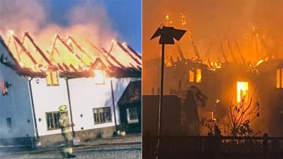 പാതിരാത്രി വീടിന് തീപിടിച്ചു; ദമ്പതികളുടെ ജീവന് രക്ഷയായത് വളര്‍ത്തുനായ്ക്കള്‍