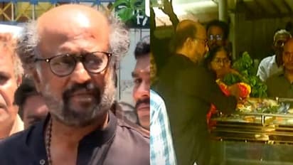 என்ன ரொம்ப நாள் வாழ சொல்லிட்டு, சரத்பாபு சீக்கிரமா போயிட்டாரு - அஞ்சலி செலுத்திய பின் ரஜினி உருக்கம்