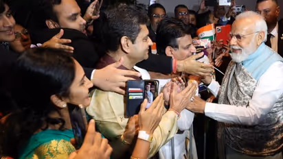 PM Modi receives 'traditional welcome' at Sydney's Qudos Bank Arena | WATCH