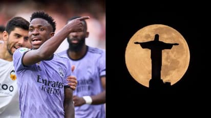 വംശീയാധിക്ഷേപം നേരിട്ട വിനീഷ്യസിന് ഐക്യദാര്‍ഢ്യം; ക്രൈസ്റ്റ് ദി റെഡീമറിലെ ദീപം അണച്ച് ബ്രസീല്‍ 