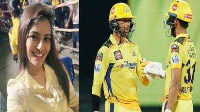 சிஎஸ்கே வீரர்கள் அவுட்டாக அவுட்டாக வருத்தமாக ரியாக்ஷன் கொடுத்த வரலட்சுமி சரத்குமார்!