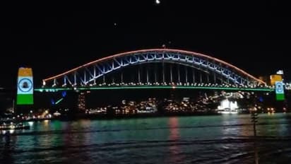WATCH: Sydney Harbour Bridge and Opera House light up in Tiranga' colours for PM Modi's visit