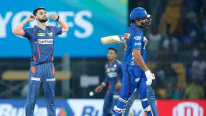 ഇതും കോലിക്കുള്ള മറുപടിയോ? കെ എല്‍ രാഹുലിന്‍റെ സെലിബ്രേഷന്‍ അനുകരിച്ച് നവീന്‍ ഉള്‍ ഹഖ്