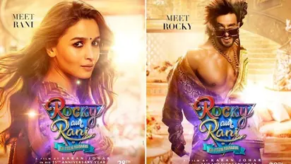 Karan Johar unveils posters of Ranveer Singh, Alia Bhatt in 'Rocky Aur Rani Kii Prem Kahaani' first look