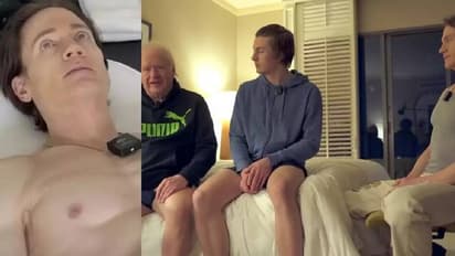 പ്രായം കുറക്കാൻ ഓരോ വർഷവും ചിലവഴിക്കുന്നത് 16 കോടി; മകന്റെ രക്തം സ്വന്തം ശരീരത്തിൽ കുത്തിവെച്ച് പുതിയ പരീക്ഷണം