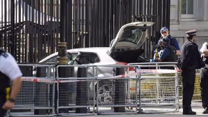 WATCH: After White House, now car crashes into gates of Downing Street in London; one arrested