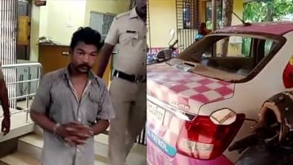 മദ്യപിച്ചെത്തി ബഹളം, മാറിപ്പോകാൻ പറഞ്ഞതിന് പിങ്ക് പൊലീസിന്‍റെ കാർ അടിച്ച് തകർത്തു; സംഭവം കൊല്ലത്ത്