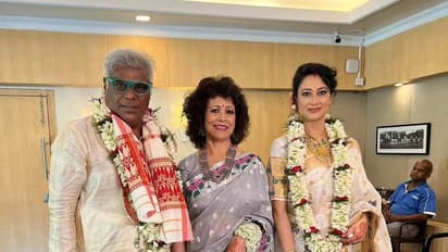 எனக்கு 60.. உனக்கு 50..! ஆட்டம் பாட்டத்தோடு நடந்த ஆஷிஷ் வித்யார்த்தி - ரூபாலி திருமணம்! வெட்டிங் போட்டோஸ்!