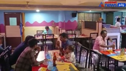 Viral Video : தனியார் ஹோட்டலில்  4 வயது குழந்தை மது அருந்தும் நபர்களுடன் அமர்ந்திருக்கும் அதிர்ச்சி காட்சி!