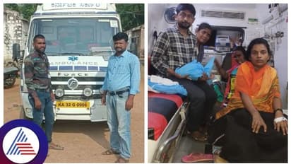 ಸಮಯಪ್ರಜ್ಞೆ ಮೆರೆದು ಗರ್ಭಿಣಿಗೆ ದಾರಿ ಮಧ್ಯೆ ಆ್ಯಂಬುಲೆನ್ಸ್ ನಲ್ಲಿಯೇ  ಹೆರಿಗೆ ಮಾಡಿಸಿದ ಸಿಬ್ಬಂದಿಗಳು