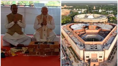 ನೂತನ ಸಂಸತ್‌ ಭವನ ಲೋಕಾರ್ಪಣೆ: ಶೃಂಗೇರಿ ಶಾರದಾ ಪೀಠದ ಪುರೋಹಿತರಿಂದ ಪೂಜಾ ಕೈಂಕರ್ಯ