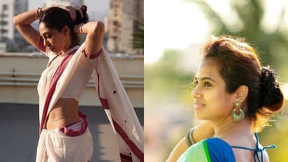 இடுப்பழகை காட்டியபடி மொட்டைமாடியில் போட்டோஷூட்... ரம்யா பாண்டியனை காப்பியடித்த பொன்னியின் செல்வன் நடிகை சோபிதா