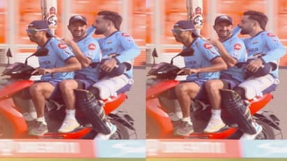 பயிற்சி செய்ய மைதானத்திற்குள் ஸ்கூட்டரில் வந்த ரஷீத் கான் – வைரலாகும் வீடியோ!