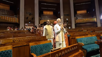 PM Modi releases special stamp, Rs 75 coin to mark new Parliament building's opening