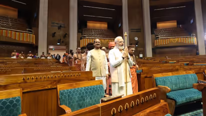 New Parliament Unveiled: Rahul says PM Modi turned ceremony into coronation, Congress claims caste bias