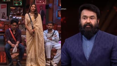 ബി​ബി ഹൗസിൽ നിന്നും ഒരാൾ പുറത്തേക്ക്; എവിക്ഷൻ പ്രഖ്യാപിച്ച് മോഹൻലാൽ