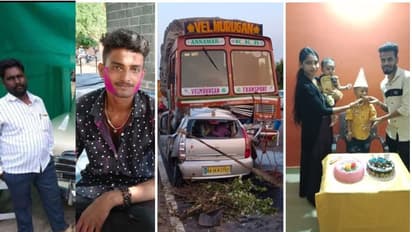 ಟೈರ್‌ ಸ್ಪೋಟಗೊಂಡು ಲಾರಿಗೆ ಡಿಕ್ಕಿ ಹೊಡೆದ ಕಾರು: ಮಕ್ಕಳು ಸೇರಿ 6 ಮಂದಿ ಸಾವು