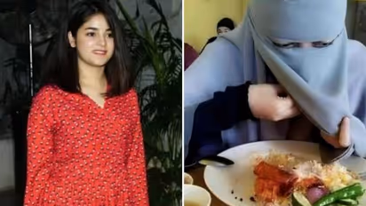 Dangal actress Zaira Wasim defends woman eating in Niqab; says totally 'my choice'
