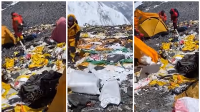 ഏറ്റവും ഉയരമുള്ള മാലിന്യമലയായി എവറസ്റ്റ് മാറുമോ? എവറസ്റ്റ് ക്യാമ്പ്സൈറ്റിലെ മാലിന്യക്കൂമ്പാരത്തിന്‍റെ വീഡിയോ!